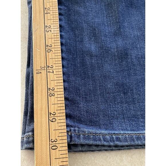 DKNY SOHO Skinny Womens Size 16 Stretch Medium Wash Mid Rise Denim Blue Jeans - Picture 12 of 13